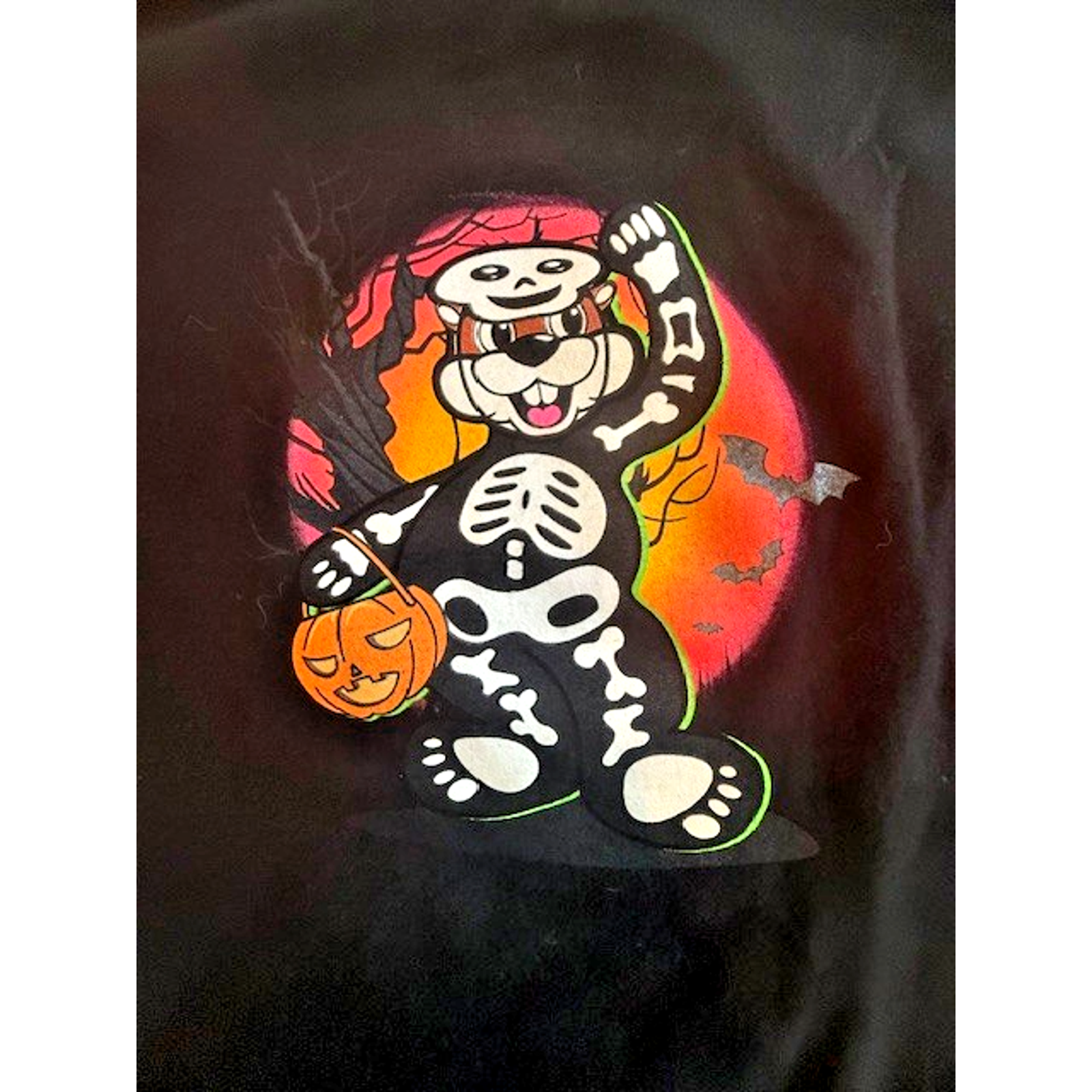 Buc-Ee's 2022 Black Halloween Shirt "Can't Talk Now Doing Spooky Stuff Sz Large